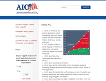 Tablet Screenshot of immigrationcontrol.com