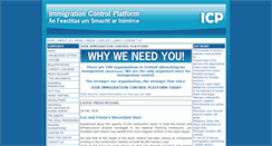 Desktop Screenshot of immigrationcontrol.org